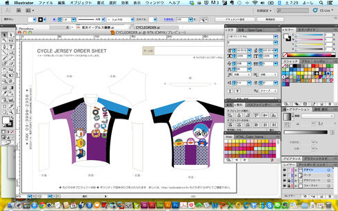 オリジナルサイクルジャージ