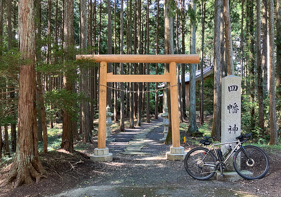 林道雲河原線,ロードバイク,横松郷