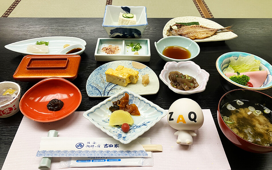 湖畔の宿 吉田家,朝食