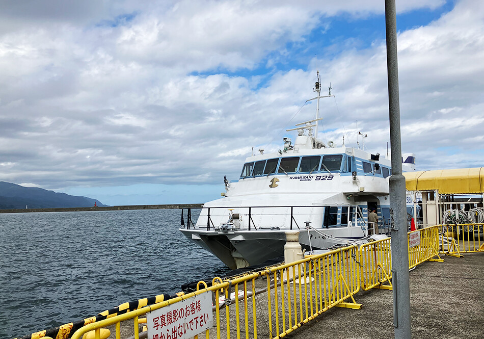 1佐渡,佐渡島,ロードバイク,自転車,佐渡汽船,ジェットフォイル