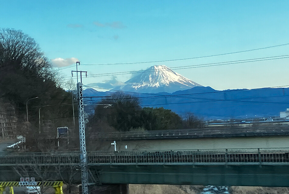 帰りの富士山