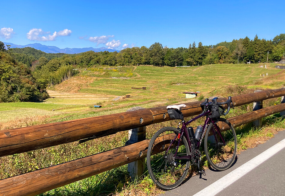 ロードバイク,自転車,天龍峡,飯田市,よこね田んぼ