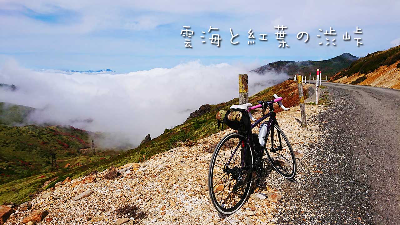 雲海と紅葉の渋峠