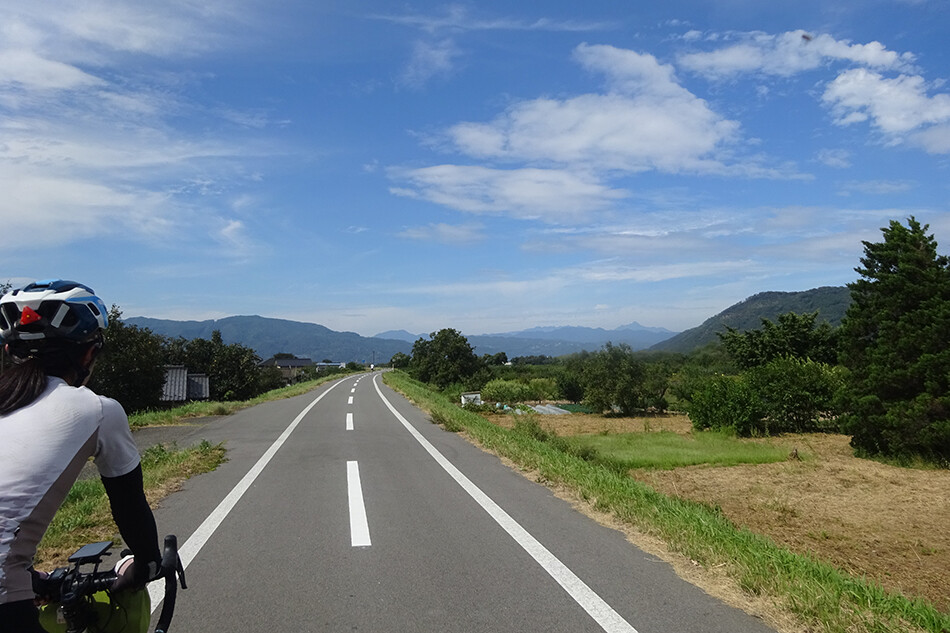 自転車,ロードバイク,千曲川自転車道,千曲川サイクリングロード