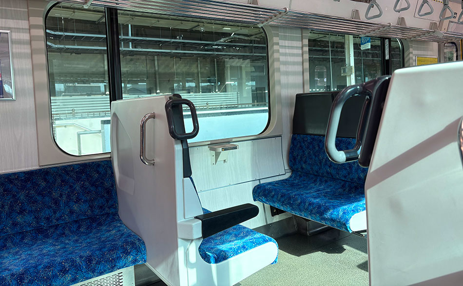 磐越西線,車内,混雑
