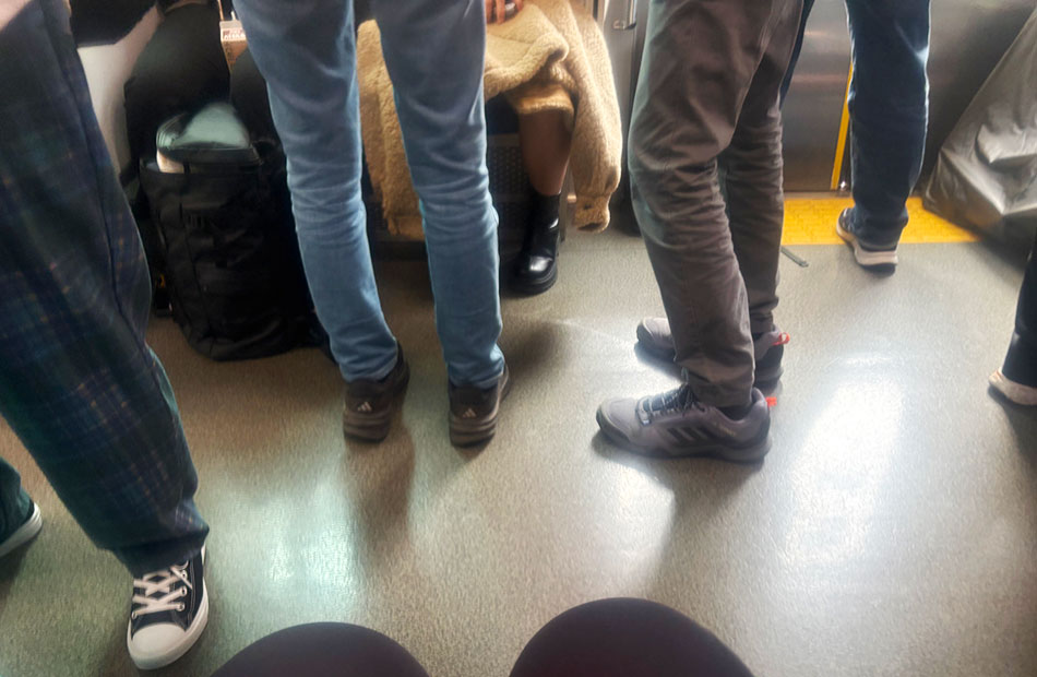 磐越西線,車内,混雑