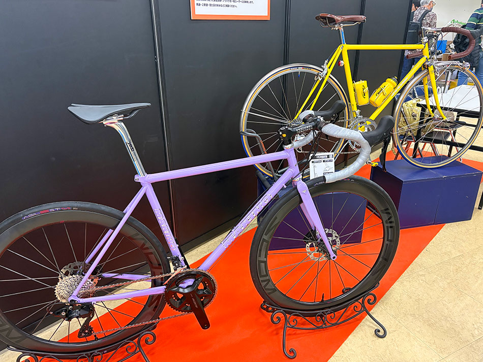 ハンドメイドバイシクル展で展示された、マキノサイクルファクトリー（MAKINO）の自転車